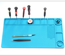 38X21cm Silicone Insulation Pad Thermostable Anti-corrosive Watch Repair TE503