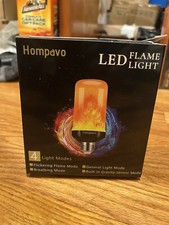 LED Flame Light Bulbs, 4 Modes Flickering Light Bulbs
