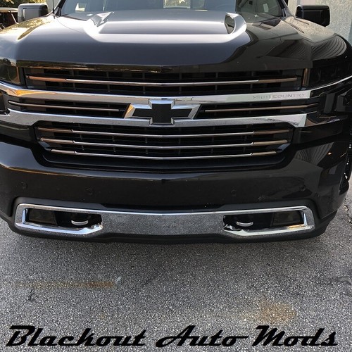 Carbon Fiber Grill Bowtie Emblem Overlay Decal 2019-21 Chevrolet Silverado 1500 - Bild 3 von 3