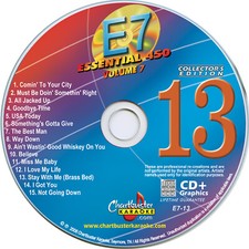 Chartbuster Karaoke CD G E-7 Disc-13 Country Believe Brook  DunnIN WHITE SLEEVE