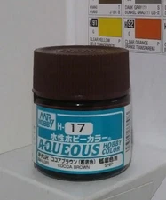 Gunze Aqueous Hobby Color H-17, Semi-Gloss Cocoa Browm