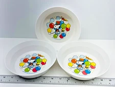 Set of 3 Vintage Snoopy and Woodstock NHP Artisan Ware Bowls 1958, 1965 Balloons