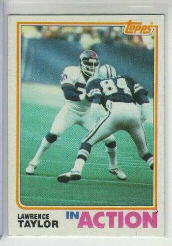 1982 TOPPS 435 LAWRENCE TAYLOR ROOKIE CARD RC THE GOAT MINT EBay