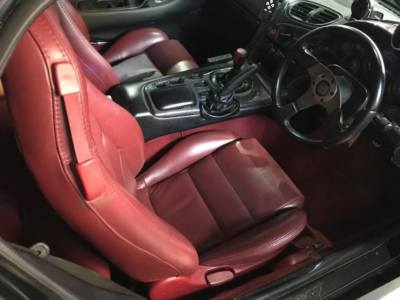 Mazda RX-7 FD-3S 1993-1999 Replacement Leather Seat Covers Maroon