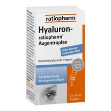 Hyaluron-ratiopharm® Augentropfen · 2X10 ml · PZN 10810220