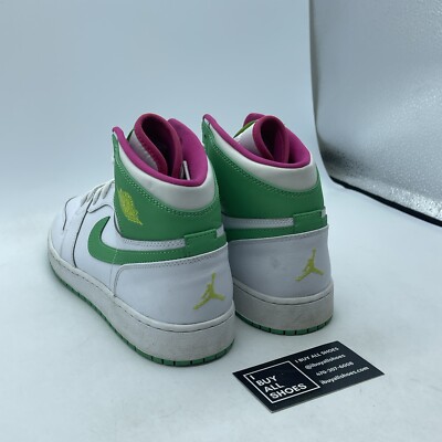 Size 9Y - Air Jordan 1 Retro High GG Easter White Gamma Green Pink