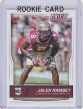 JALEN RAMSEY ROOKIE CARD 2016 Score NFL RC Football FLORIDA STATE SEMINOLES . rookie card picture