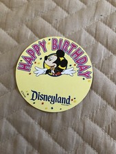 Disneyland Happy Birthday Sticker X 1 - Rare and New.