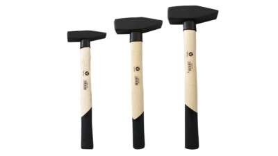 Schlosserhammer Hammer Hammerset Holzstiel Stielschutz 300/800/1000g 3 tlg Set 