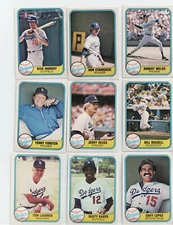 1981 FLEER Baseball Complete Your Set 1-250