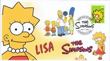 AO-4402-1, 2009, The Simpsons, Add-on Cachet, First Day Cover, DCP, Lisa, SC 440