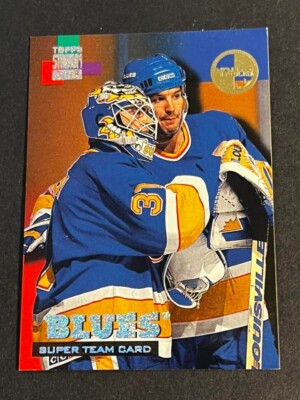 1994 St. Club Members Only Parallel Super Team St. Louis Blues Curtis Joseph