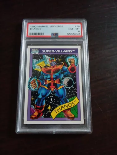 1990 Thanos PSA 8 NM-MT Marvel Universe Comics Card #79 X-Men  PSA 8 NM MT