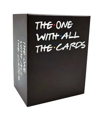 The One With All The Cards FRIENDS Adult Comedy Card Party Game RARE NEW Sealed