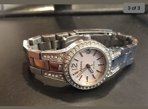 Vintage Women's Fossil Watch, Silver 