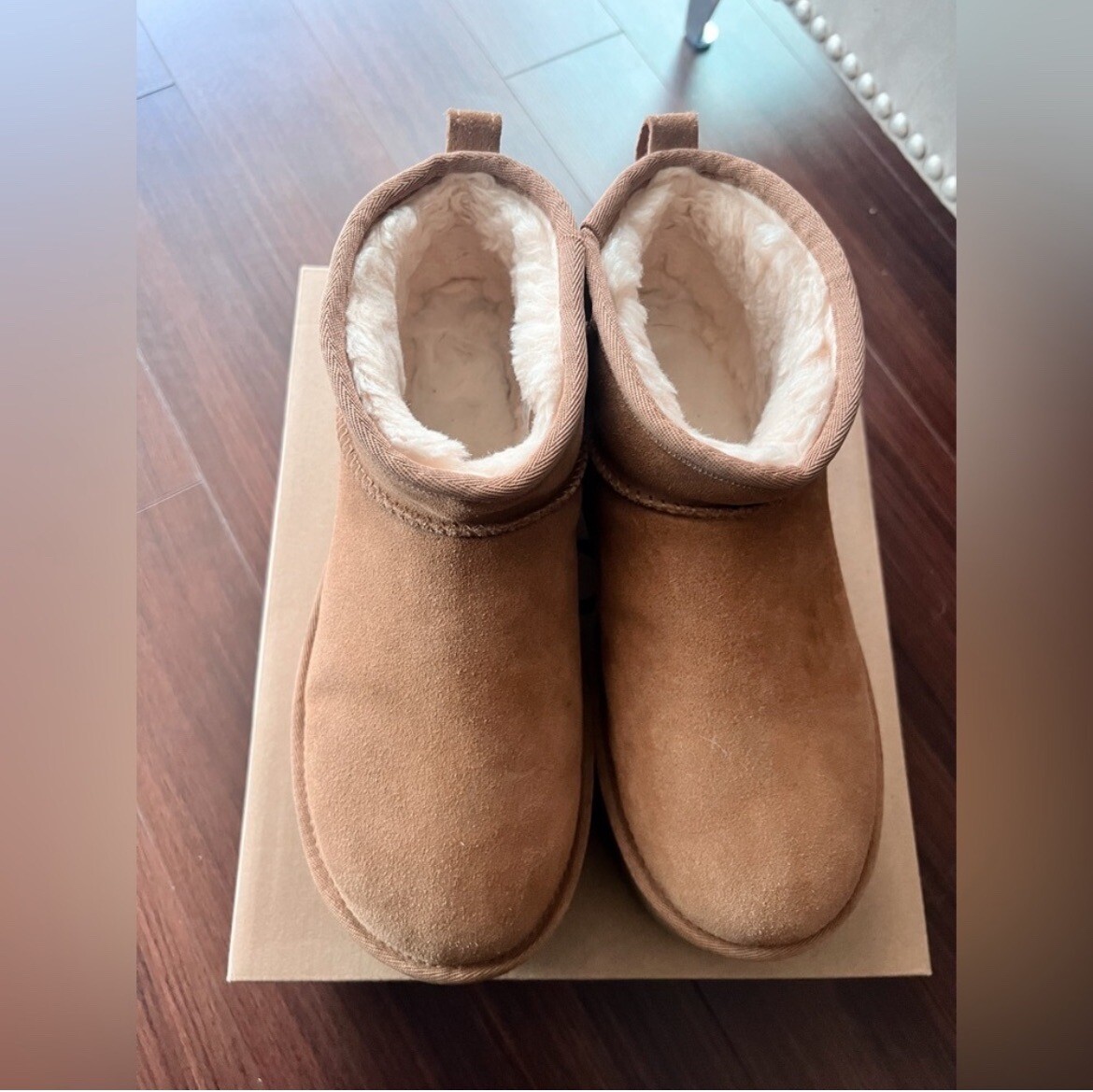 UGG Classic Ultra Mini Women's Boot, Size 9 - Chestnut (1135092