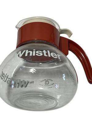 Vintage The Whistler Coffee Pot Gemco Brand 8 Cup Made In USA 2 Cup