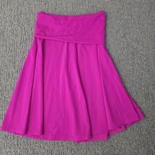 Juicy Couture Pink Fit Flare Skirt Women's M Stretch A-Line Y2K Barbiecore