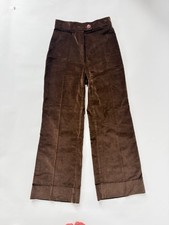 Tomboy of California Vintage 1970s Brown Velvet Pants