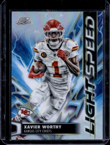 2025 Topps Cosmic Chrome Xavier Worthy Base (RAW)