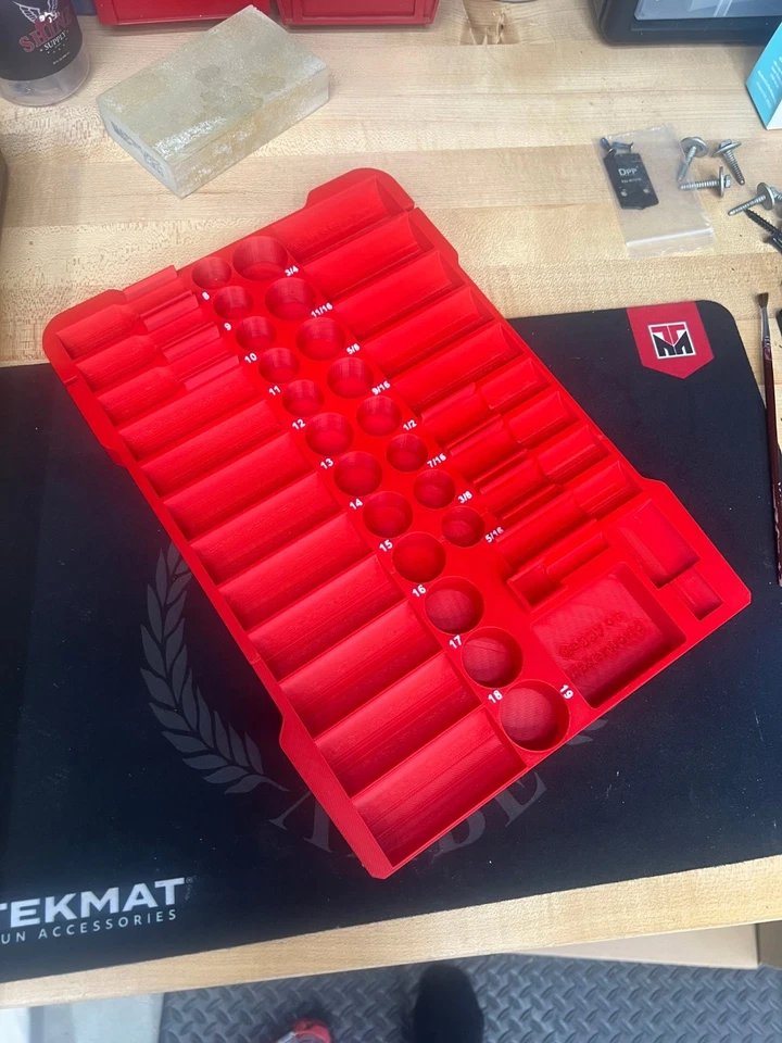 PACKOUT Low-Profile Insert for Milwaukee 43pc 3/8" Impact Sockets (49-66-7009) - Image 3 of 4