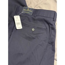Brooks Brothers Madison Fit Navy Blue Wool Stretch Dress Pants 38x32 NWT H0652