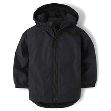 The Children's Place Toddler Boys Windbreaker Jacket in Black- Size 18-24 Months