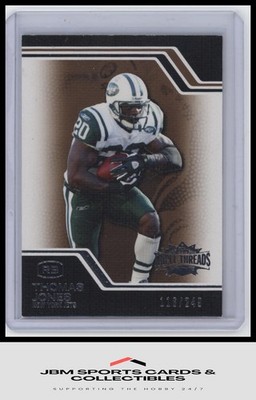 2008 Topps Triple Threads #40 Thomas Jones Sepia #/249