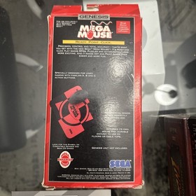 SEGA GENESIS Mega Mouse (MK-1645) With MOUSE, Box, Instruction And Inserts