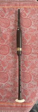 Mid-Century Lawrie Bagpipe Practice Chanter ABW African Blackwood Nickel Ferrule