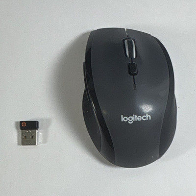 Logitech M705 Wireless USB Optical Mouse Button Scroll Wheel Black