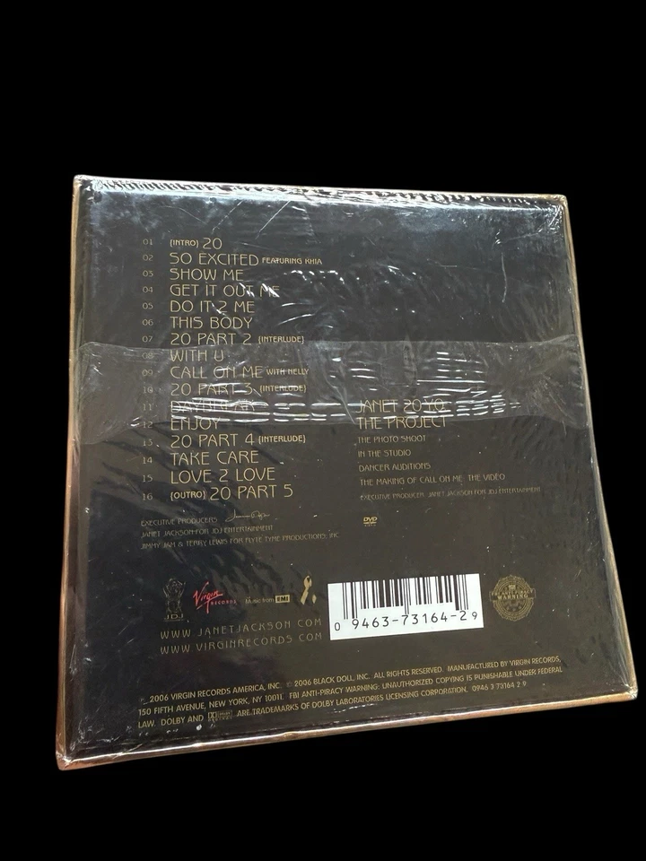 20 Y.O. by Janet Jackson [ NEW Special Collector's Ed. CD BOX DVD Booklet Hype ] - Image 4 of 4
