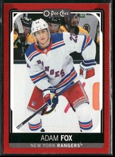2021-22 O-Pee-Chee Adam Fox Red-Border #20 New York Rangers