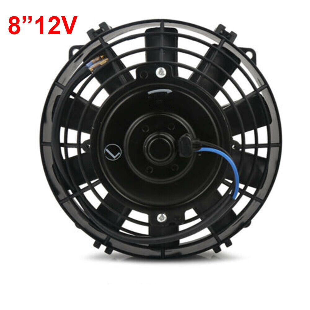 8 inch Push/Pull Slim Fan Electric Radiator Cooling Engine Kit Truck Universal🎈