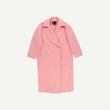 M&S - Autograph Womens Pink Wool blend Longline Coat Size M