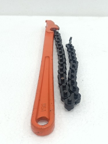 RIDGID C-12 CHIAVE A CATENA MADE IN USA STRUMENTO CATENA TUBO RESISTENTE 31310 SPEDIZIONE VELOCE - Foto 2 di 11