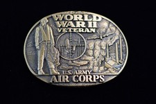 vintage-style belt buckle for a World War II U.S. Army Air Corps