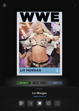 VIDEOGAME Topps WWE Slam 26 - TOPPS ARCHIVES 1964 Base - LIV MORGAN