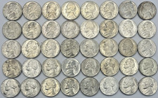1943 Jefferson Silver War Nickels 40-Coin Roll