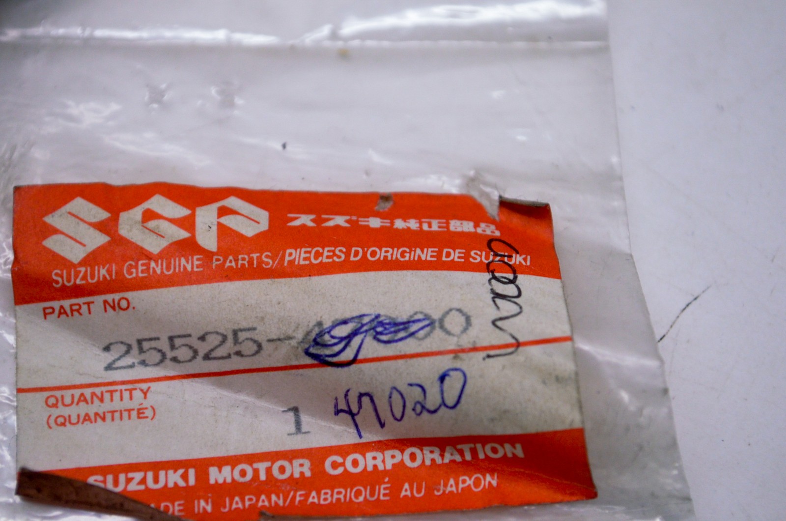 OEM Suzuki 25525-27a20 Gear Shift Rod NOS