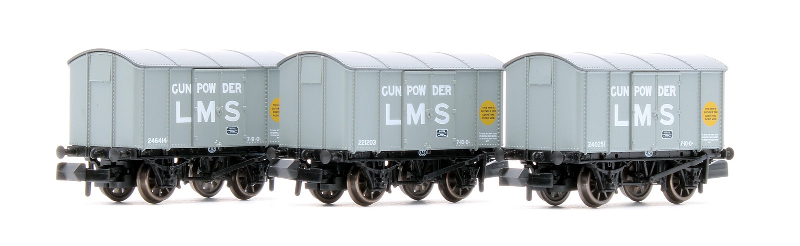 Rapido Trains UK 961006 Not Quite Minks - LMS Acid Triple Pack