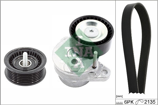 Ina 529 0494 10 V-Rippenriemen Set FüR MERCEDES-BENZ-image