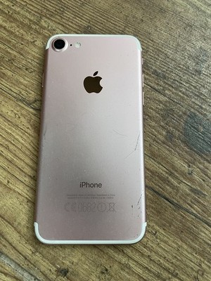 Apple iPhone 7 - 32GB - Roségold (entsperrt) gesprungenes Display funktioniert nicht