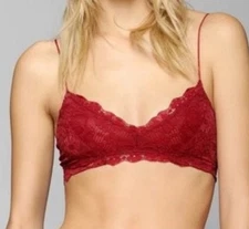 NWT Honeydew Intimates Camellia Flower Red Lace Bralette Sz XS