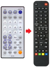 Ersatz Fernbedienung für Sangean RC-P5 / WR-3