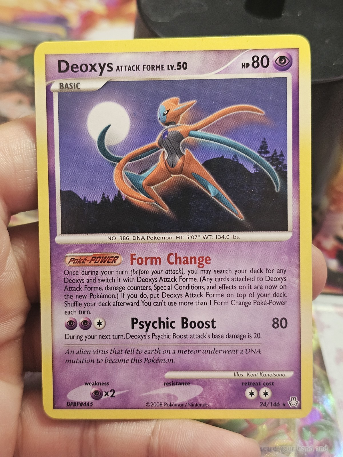 RAW! DEOXYS - 24/146 - Legends Awakened - Rare - Pokemon Card - NM