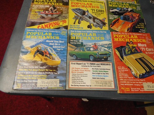 Magazine mécanique populaire vintage 1970 lot de 11 - Photo 3/4