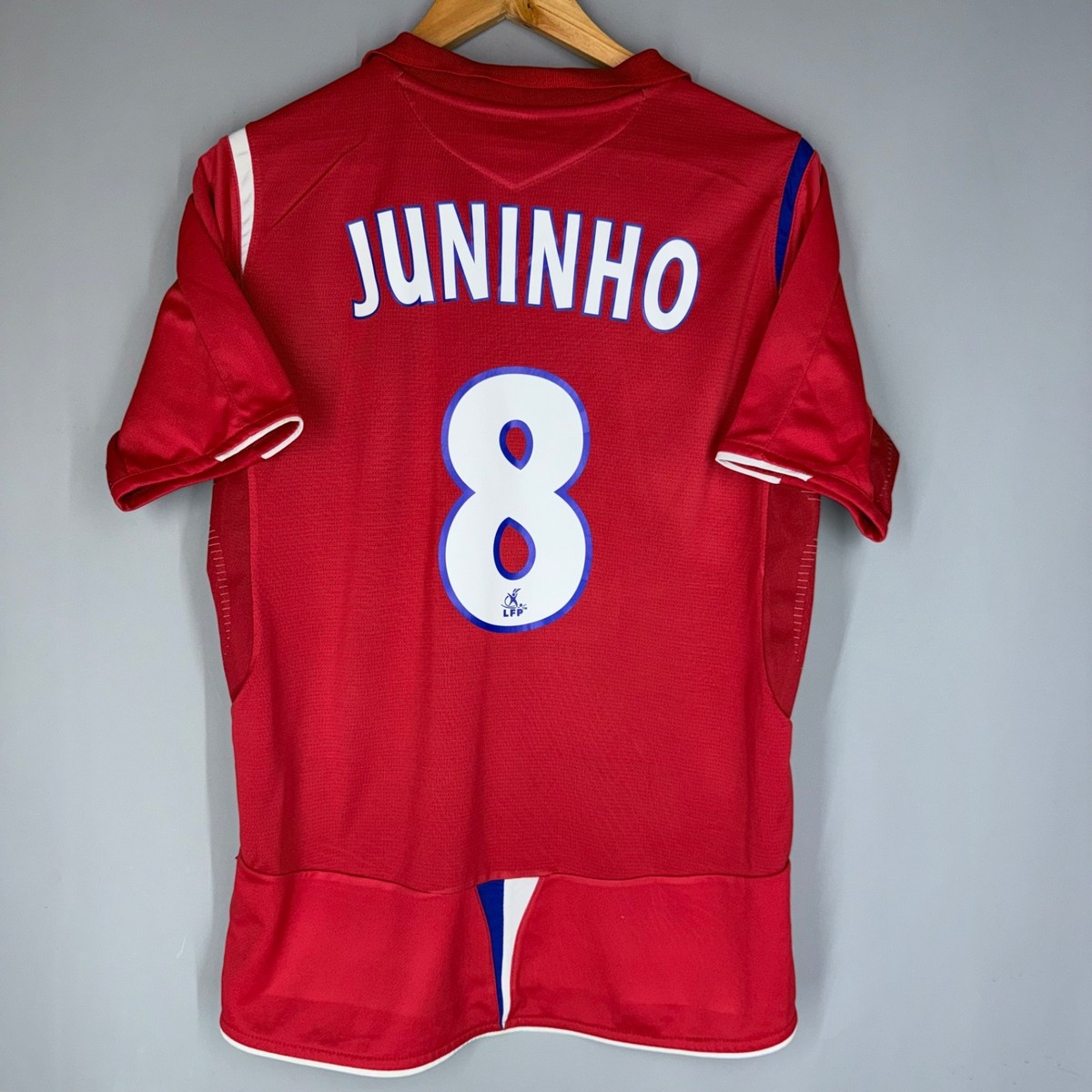 OLYMPIQUE LYONNAIS LYON 2005/2006 AWAY FOOTBALL SHIRT JERSEY