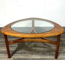 Stylish Mid Century Teak Tricorner Coffee Table Nathan 60s/70s