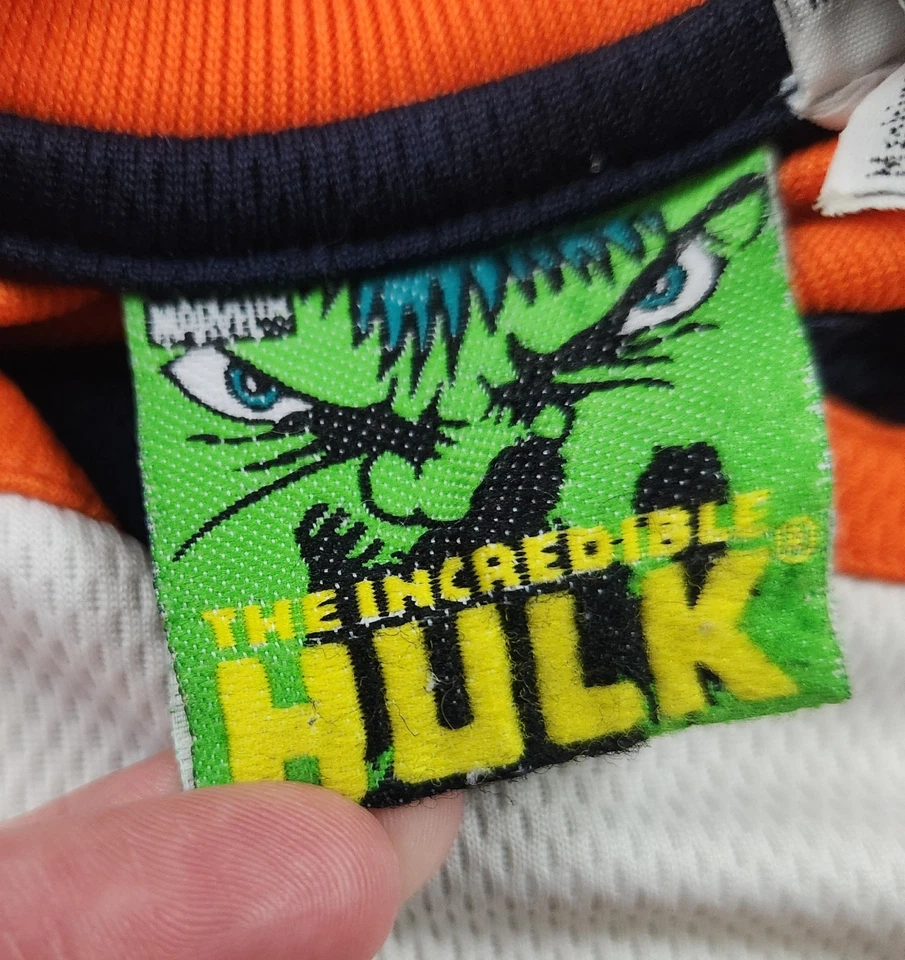 Marvel The Incredible Hulk “HULK SMASH!” Kids Jersey Shirt – Embroidered Graphic - Image 4 of 4